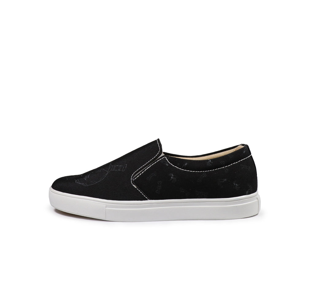 Smoking Skull - Men's Loafer Canvas Sneaker