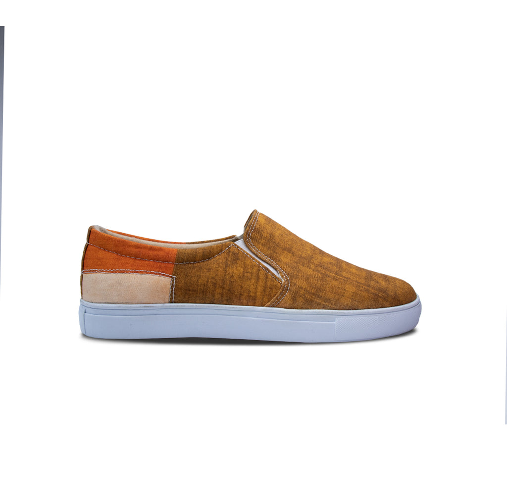 Mustard  Palette - Men's Loafer Canvas Sneaker