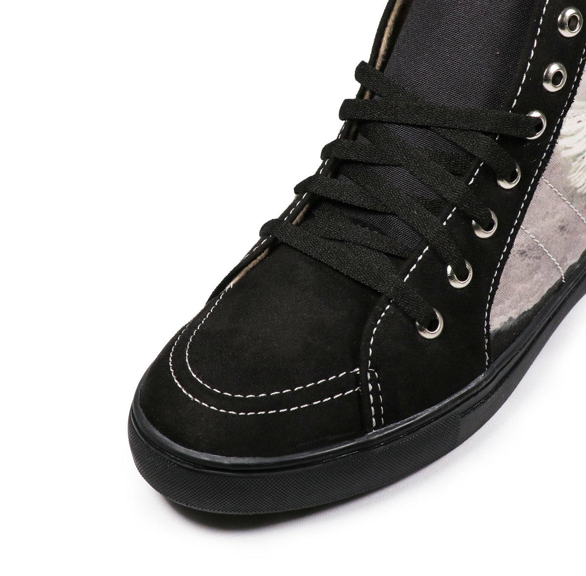 Freedom - Men's High-Top Suede Canvas Sneaker