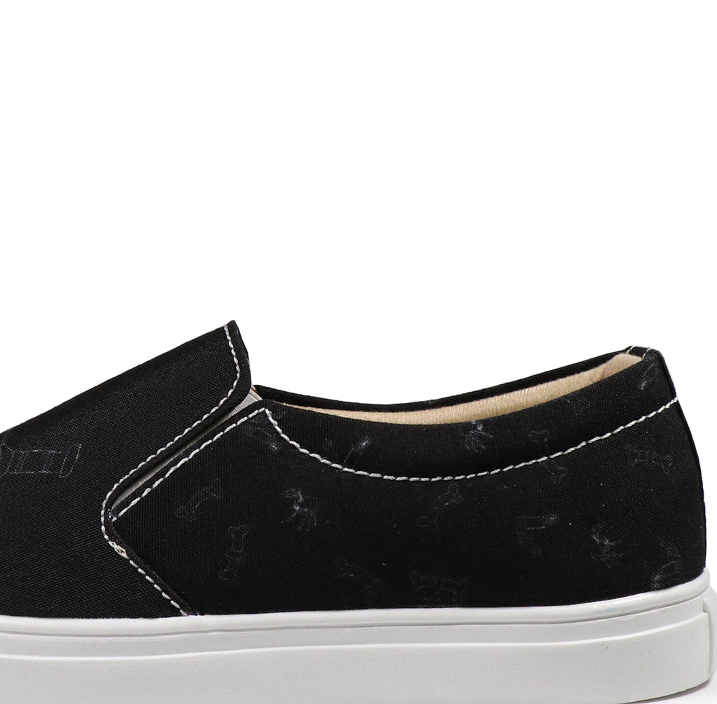 Smoking Skull - Men's Loafer Canvas Sneaker
