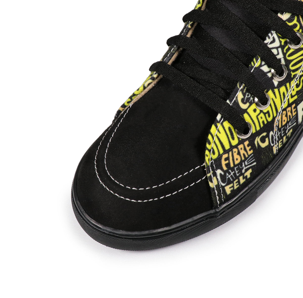 Cycle Kick - Men's High-Top Suede Canvas Sneaker