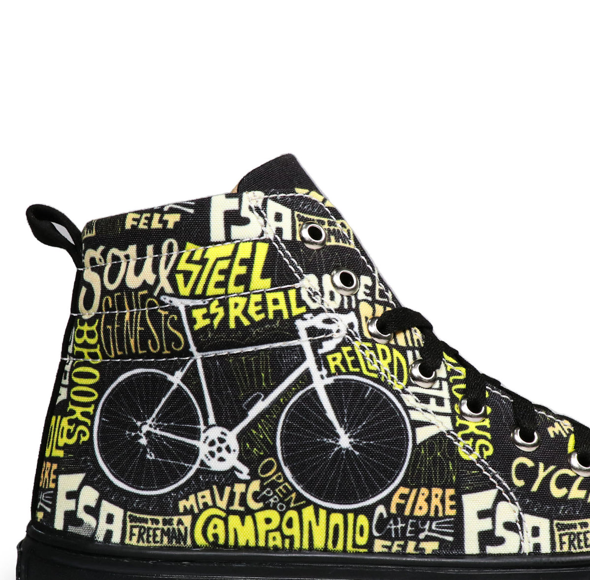 Cycle Kick - Men's High-Top Suede Canvas Sneaker