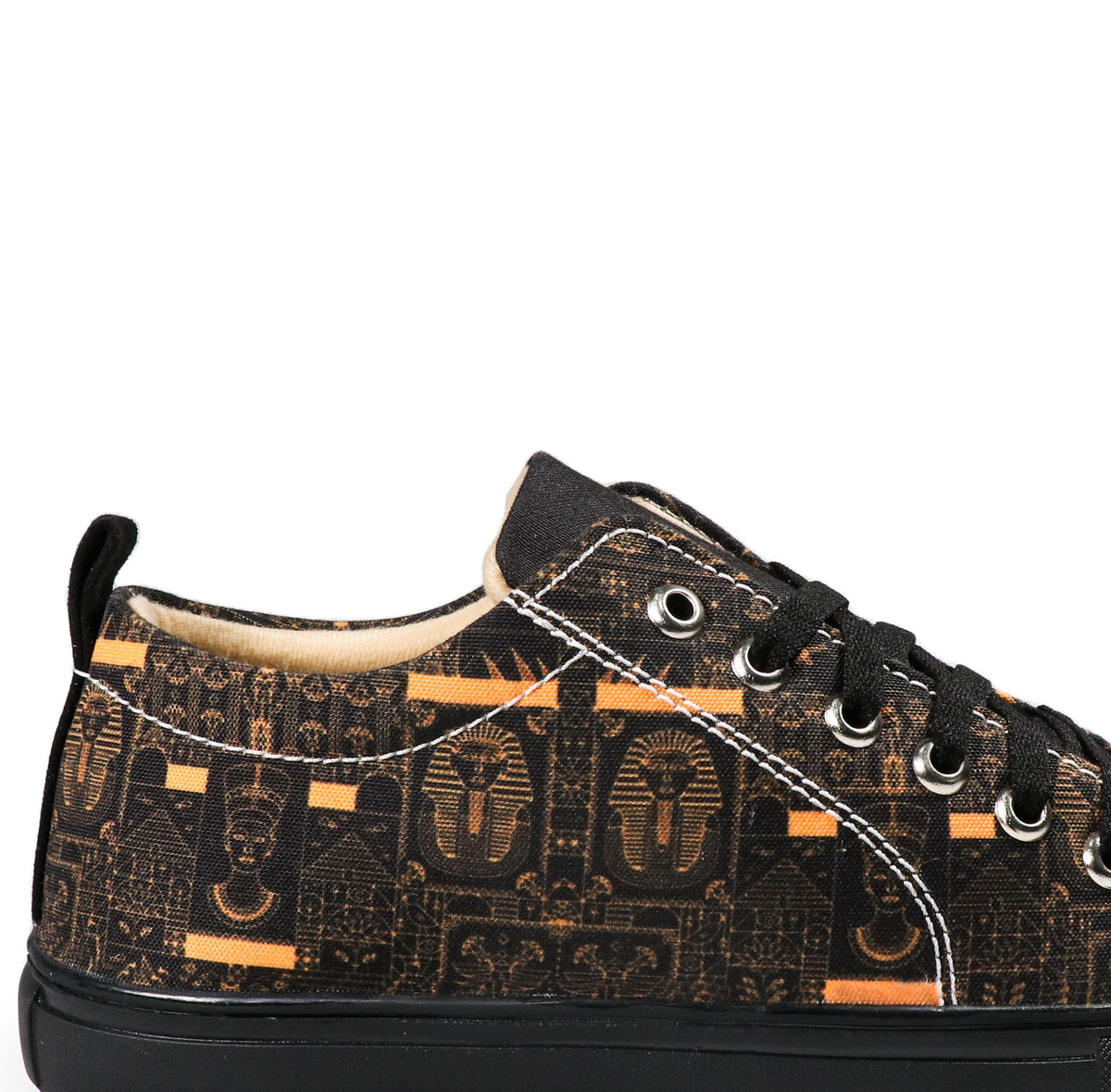 Egyptian - Men's Low-Top Suede Canvas Sneaker
