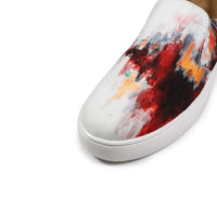 Red Brush Strokes