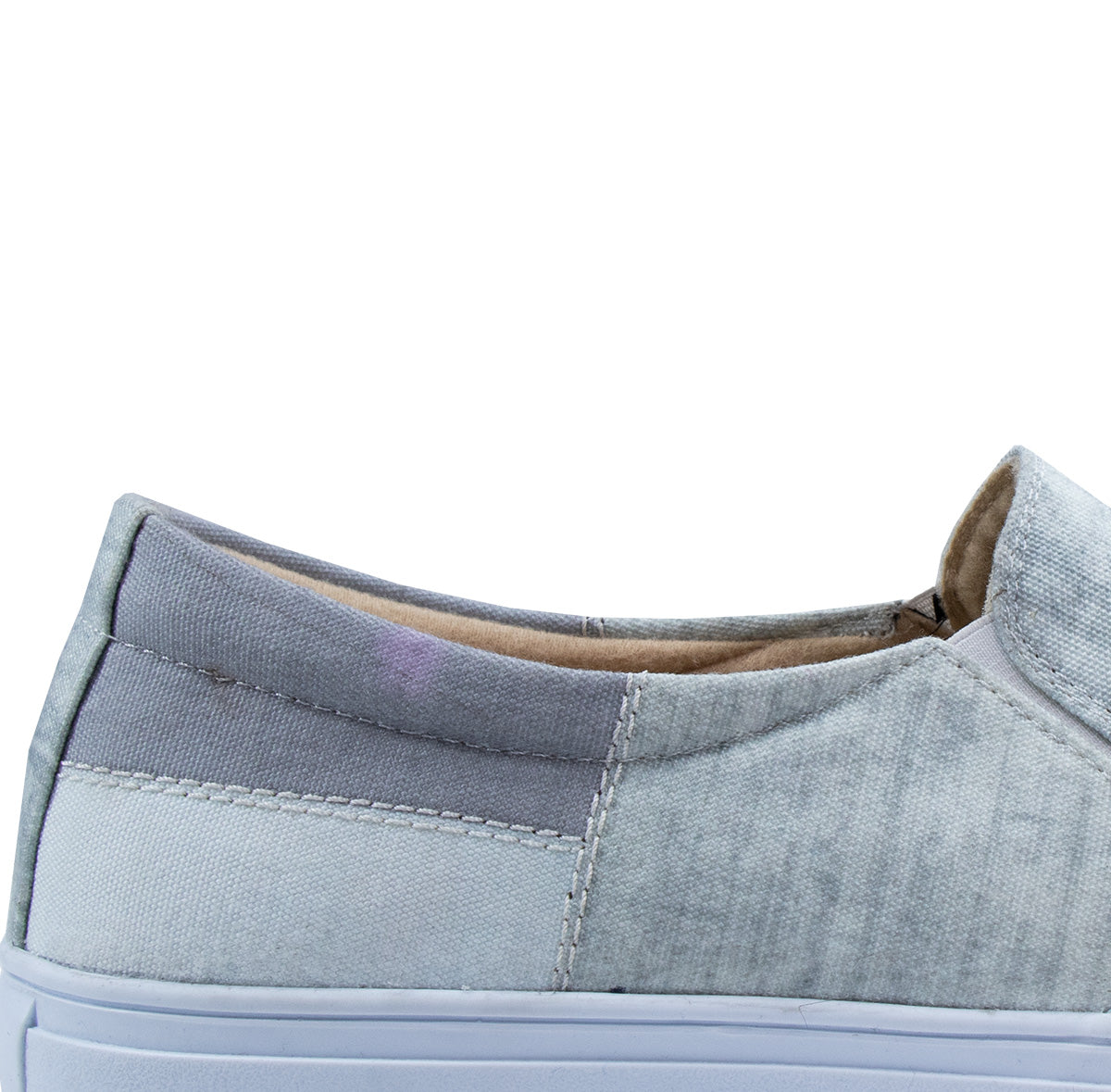 Shades of Grey Stitch - Men's Loafer Canvas Sneaker